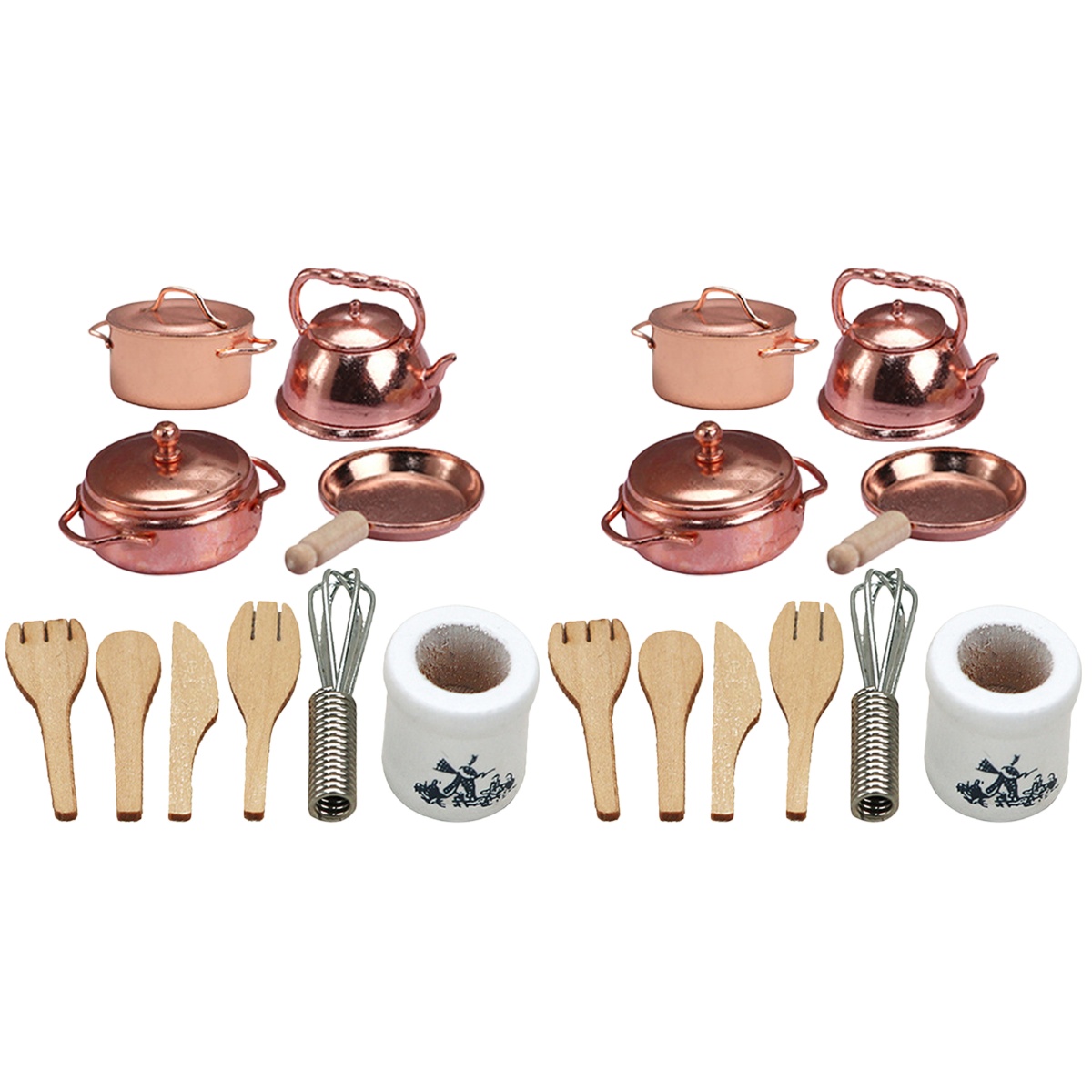 Cat Construction Toys Tiny Kitchen Utensils for Doll Toddler Child 2