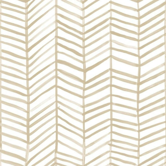 Cat Coquillette Herringbone Peel and Stick Wallpaper