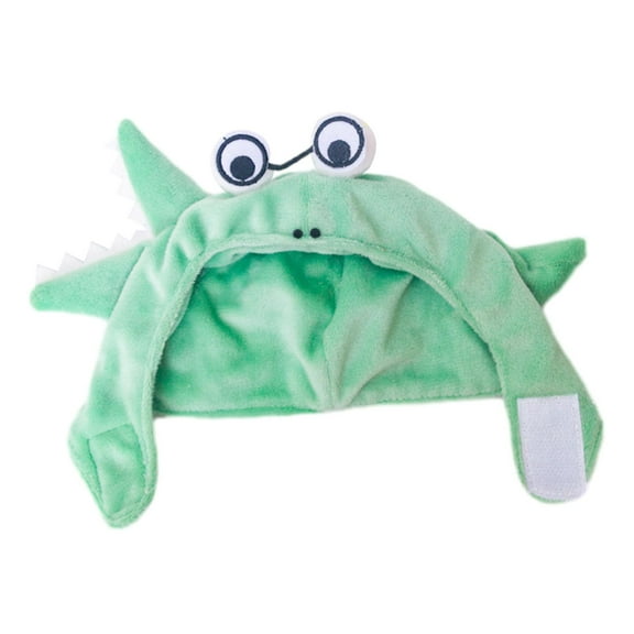 Cat Costume Hat for Cat Puppy Dogs Pet Ears Warm Hats Festival Winter Holiday Green