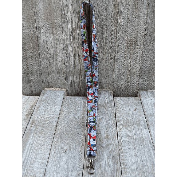 Cat Cotton Gift ID Badge Holder Keychain