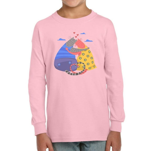 Cat Couple In Love Long Sleeve Toddler -Image by Shutterstock,  2 Toddler