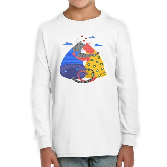 Cat Couple In Love Long Sleeve Toddler -Image by Shutterstock,  3 Toddler