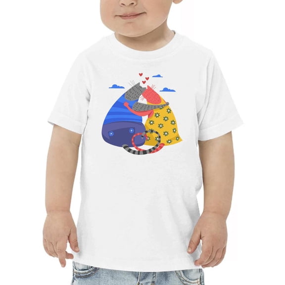 Cat Couple In Love T-Shirt Toddler -Image by Shutterstock,  2 Toddler