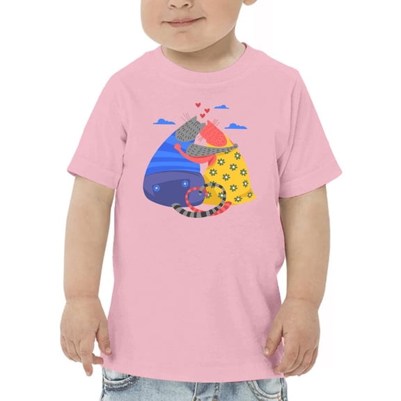 Cat Couple In Love T-Shirt Toddler -Image by Shutterstock,  4 Toddler