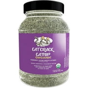 Cat Crack Organic Catnip, 100% Natural Cat Nips Organic Blend That Energizes and Excites Cats, Safe Catnip Treats for Cat Play, Cat Training, New Organic Catnip Toys for Cats4 Cup Organic