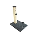 thumbnail image 1 of Cat Craft 20 inch Sisal Scratching Post (Grey Fleece 12x16 Base), 1 of 3