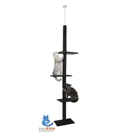 Cat Craft Cat Tree & Scratching Post Tower, Gray, 90 in