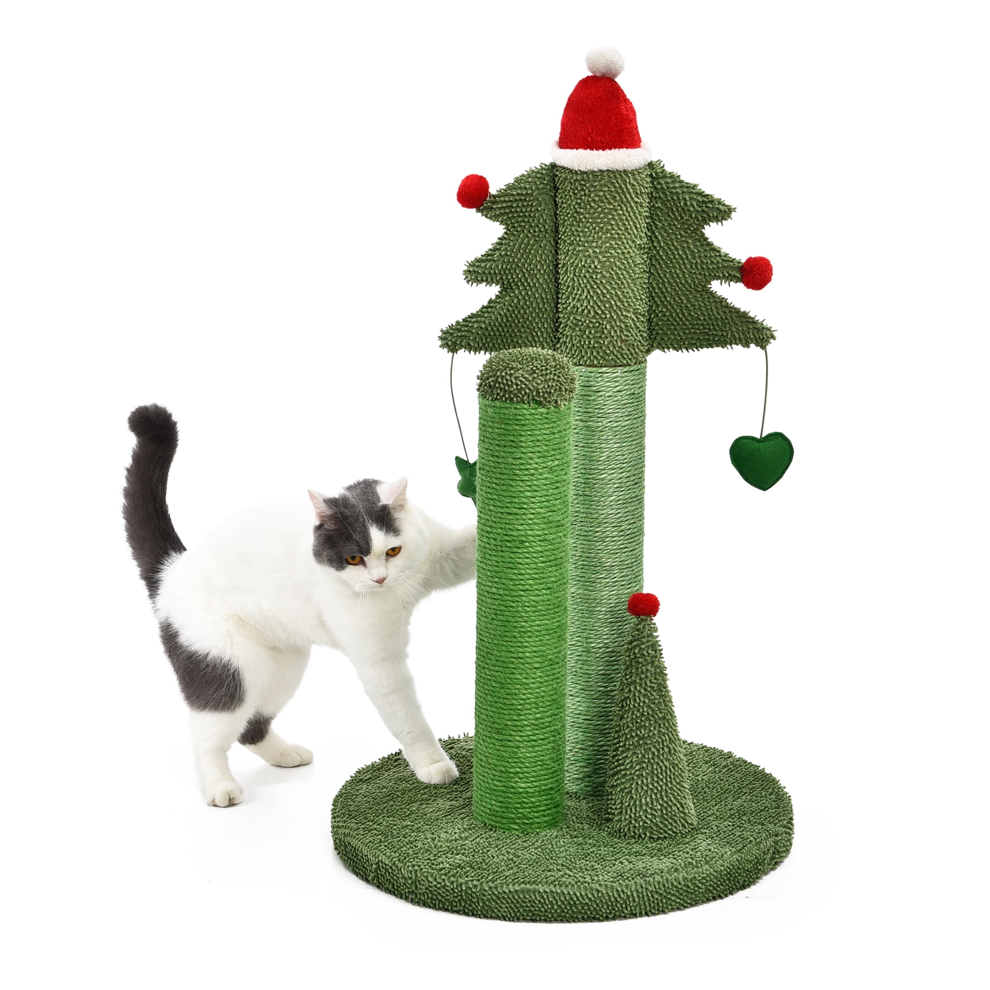 Cat Craft Christmas Cactus Tree Scratching Post 33 inches Tall