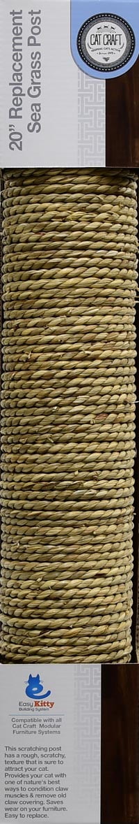 Cat Craft Replacement Seagrass Scratching Post Replacement Part Extension Post 20
