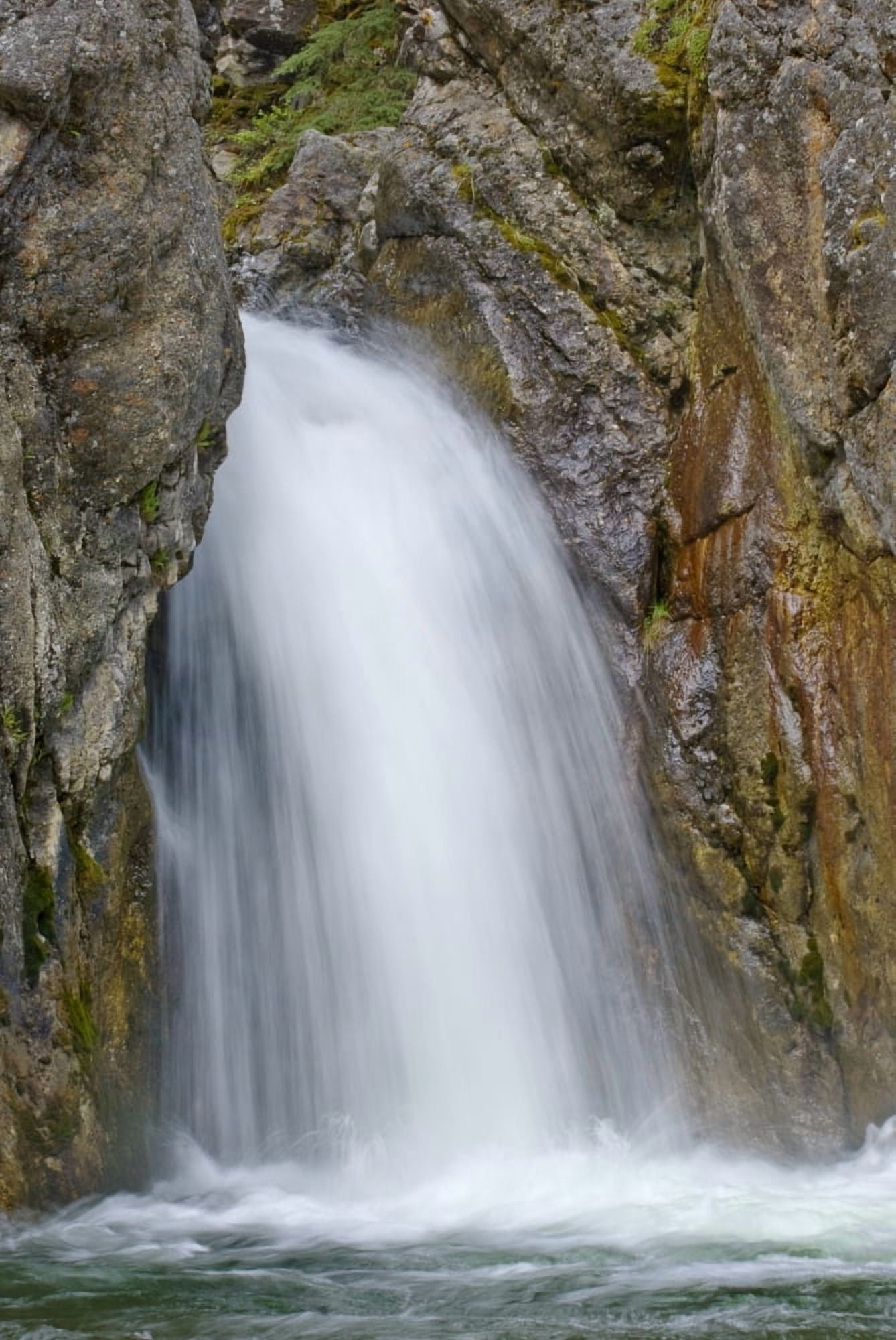 Cat Creek Falls Kananaskis Alberta Canvas Art - Philippe Widling Design Pics (11 x 17)