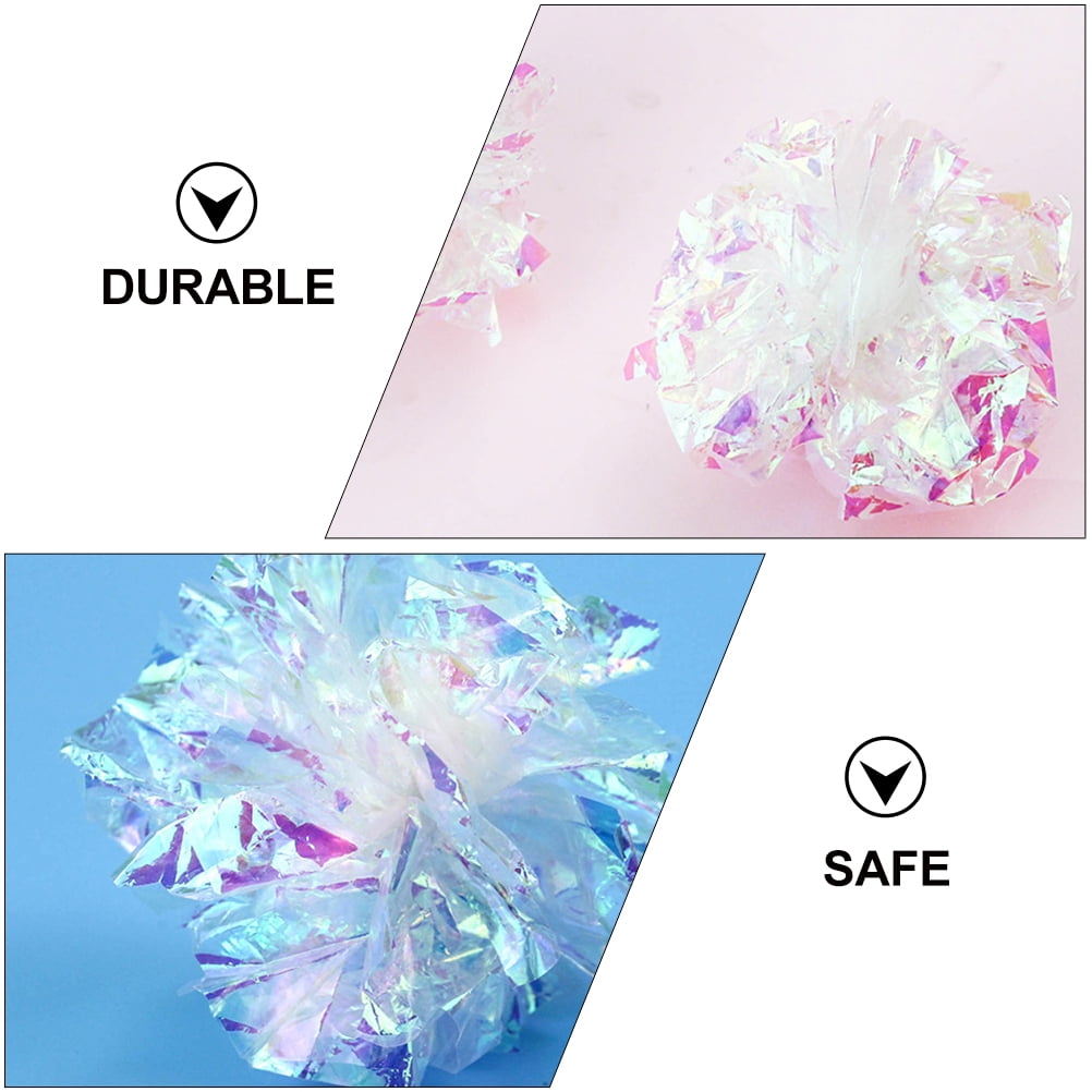 Cat Crinkle Ball 8pcs Cat Crinkle Ball Sound Ball Toy Lightweight