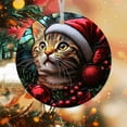 thumbnail image 1 of Cat Custom Ornaments 2025, Cat Ornament, Cat Christmas Hanging Decor, Cat Ornaments for Christmas Tree. m9TlsD, 1 of 4