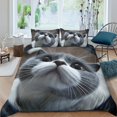 Cat, Cute 3D Printed Bedding Set Quilt Cover Duvet Cover Comforter