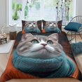 Cat, Cute Bedding Set 3D Printed Comforter Covers Duvet Cover Quilt