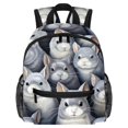 thumbnail image 1 of Cat Cute Book Bag with Adjustable Shoulder Strap, Large Capacity, Printed Design - Cute Accessories Backpack, 1 of 6