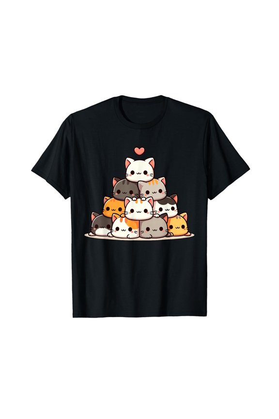 Cat Cute Cats Anime Kawaii T-Shirt