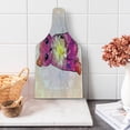 thumbnail image 1 of Cat Cutting Board, Geometrc Digital Color Robot Cat with Technologic Patterns Little Retro Art, Decorative Tempered Glass Cutting and Serving Board, Wine Bottle Shape, Pink Fuchsia, by Ambesonne, 1 of 5