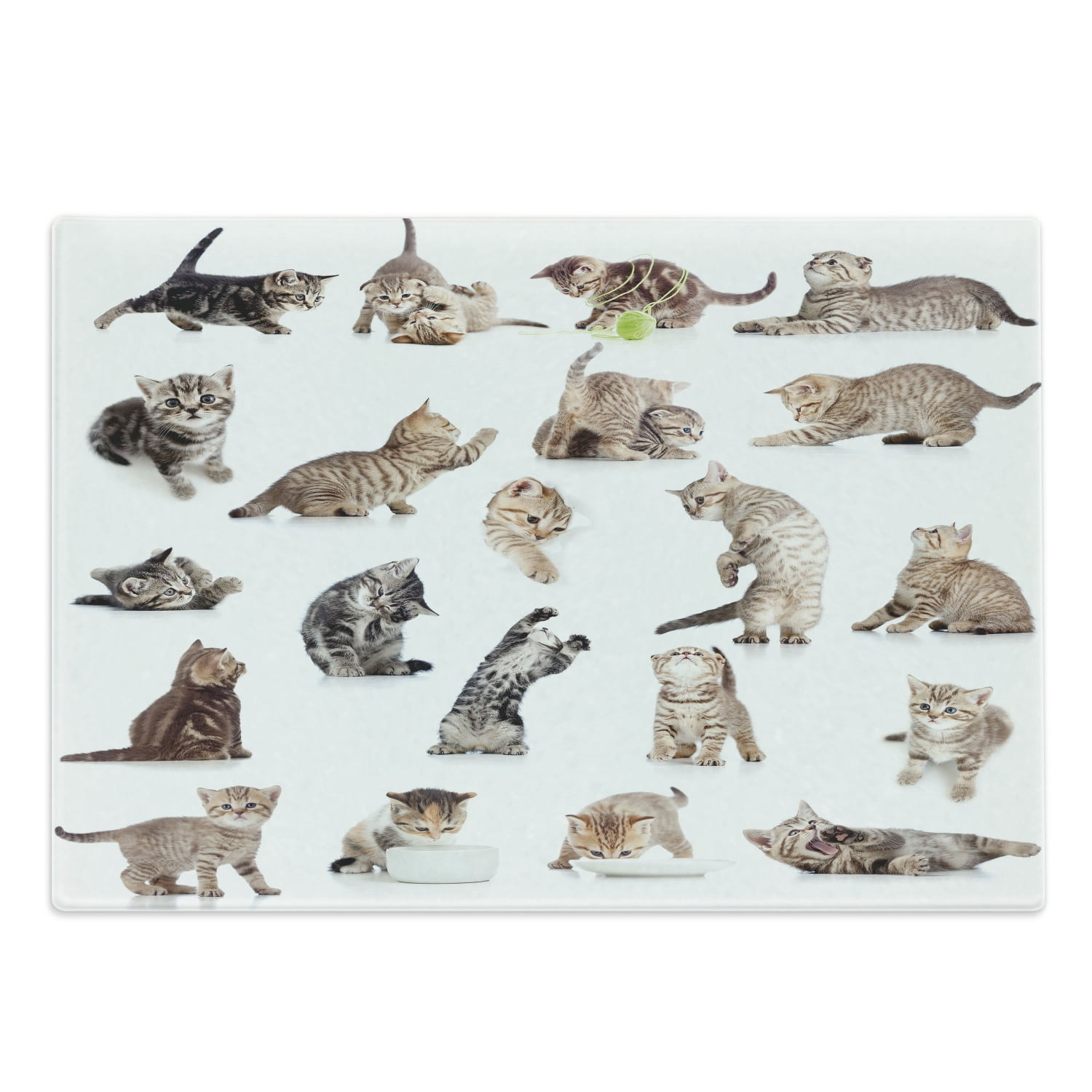 Sarcastic Cool Cat Glass Cutting Board main image 1
