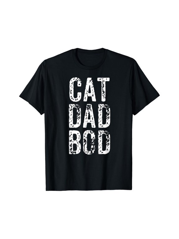 Cat Dad Bod Fitness Shirt T-Shirt
