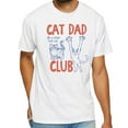 thumbnail image 1 of Cat Dad Club T-Shirt – Cute Life Is Better With Cats Graphic Tee for Cat Lovers, Funny Cat Dad Gift Shirt, 1 of 5