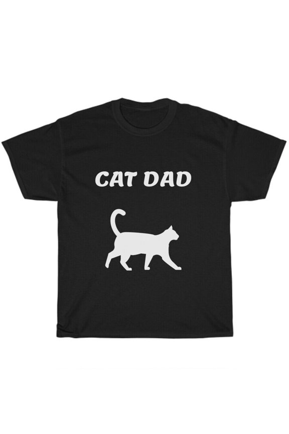 Cat Dad Daddy Father Kitten Cats Pet Animal Lover T-Shirt Unisex Funny Tee Gift