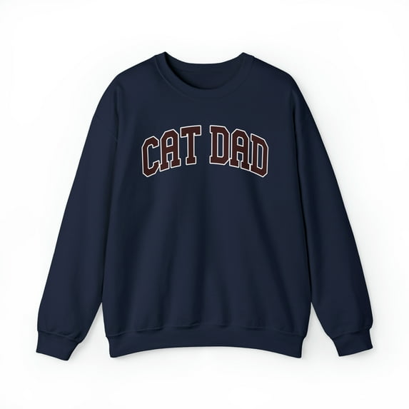 Cat Dad Fathers Day Sweatshirt, Gifts, Crewneck