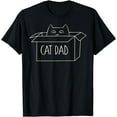 thumbnail image 1 of Cat Dad Funny Cat Daddy Shirts for Men for Fathers Day T-Shirt, 1 of 3