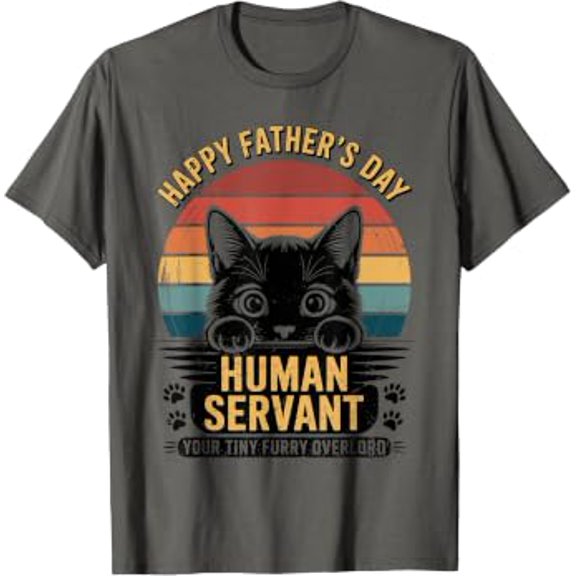 Cat Dad Gifts for Men Vintage Father's Day Meow Daddy T-Shirt