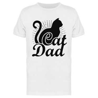 Cat Dad Graphic T-Shirt Men -Image by Shutterstock, Male 3X-Large