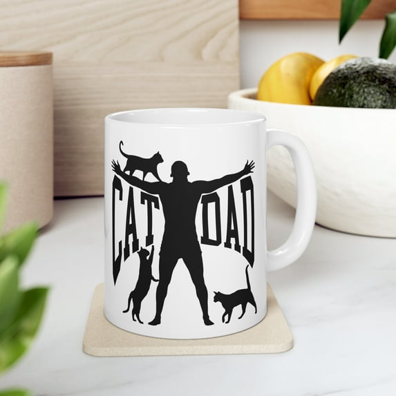 Cat Dad Mug, Cat Dad Gifts, Cat Dad Coffee Mug, Cat Daddy Gift, Cat Lover