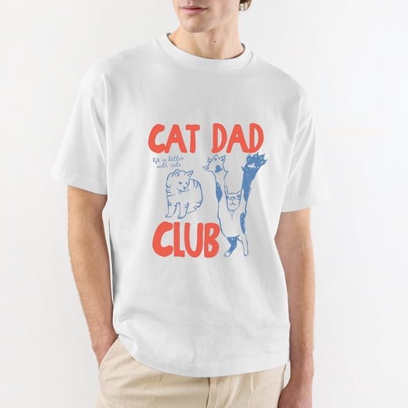 Cat Dad Shirt, Cat Dad Tee, Comfort Colors Cat Dad Club TShirt, Back Design Tee Funny Cat Shirt, Cat Lover, New Cat Dad Shirt, Pet Parent ﻿