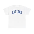 thumbnail image 1 of Cat Dad Shirt Gifts Tshirt Crew Neck Short Sleeve, 1 of 6