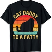 Cat Daddy To A Fatty Cat Dad Cat Lover Pet Owner T-Shirt