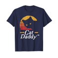 thumbnail image 1 of Cat Daddy Vintage Eighties Style Cat Retro Distressed T-Shirt Funny Cute Shirts Graphic Tee Lovers Cats, 1 of 4