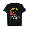thumbnail image 1 of Cat Daddy Vintage Eighties Style Cat Retro Distressed T-Shirt Funny Cute Shirts Graphic Tee Lovers Cats, 1 of 4