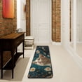 thumbnail image 1 of Cat Daisies Starry Sky Runner Rug Ares Rug Non-Slip Laundry Rug 72×24 inch Soft Washable for Bedroom Bathroom Kitchen Living Room, 1 of 6
