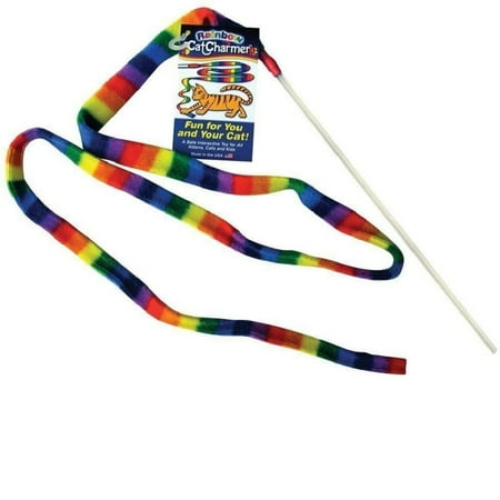 Cat Dancer Charmer Wand Colorful Interactive Teaser Toy for Kitties