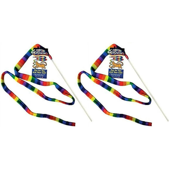 Cat Dancer Rainbow Cat Charmer, 2 Pack
