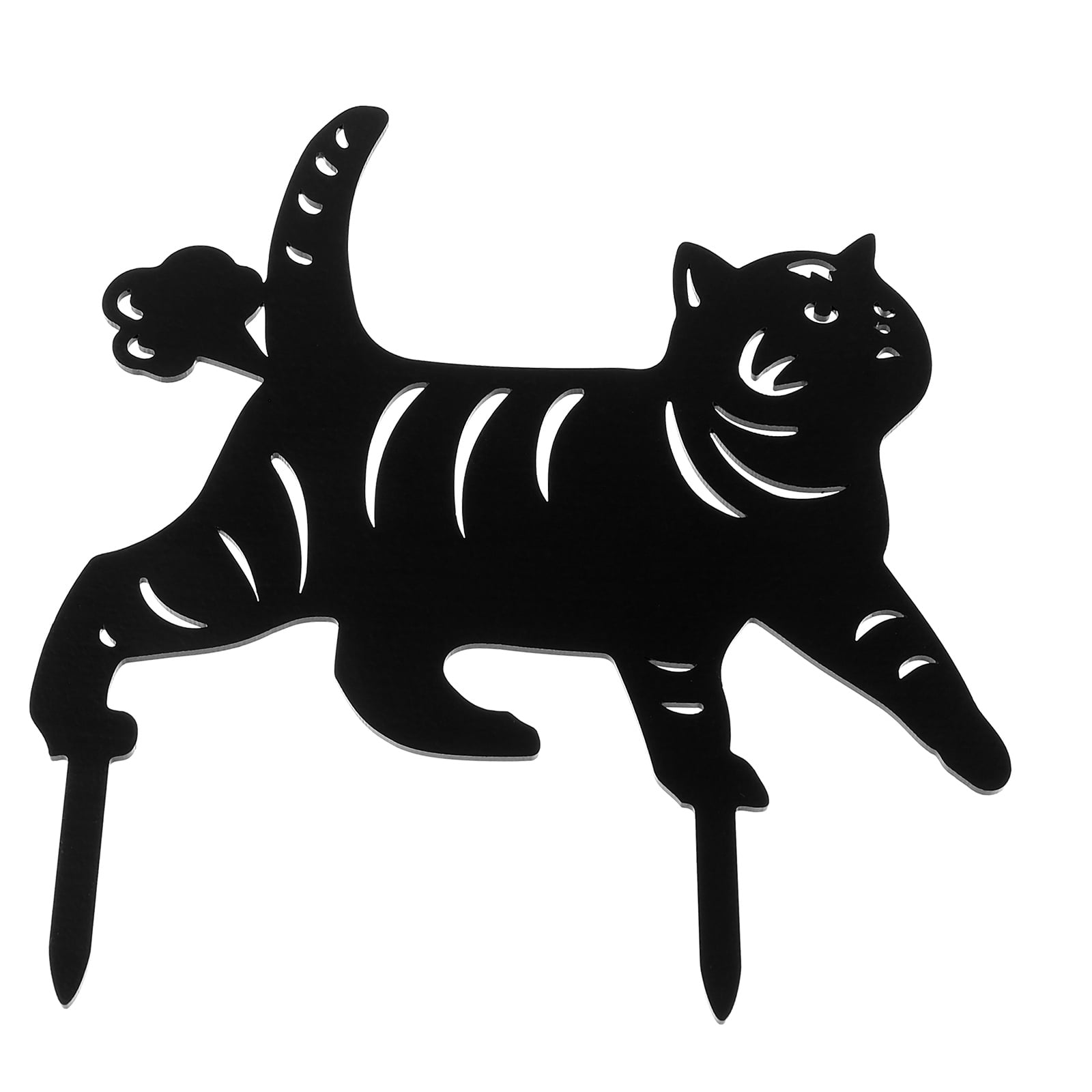 Cat Decor Acrylic Cat Garden Stakes Animal Silhouette Garden Stakes