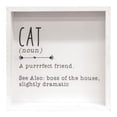 thumbnail image 1 of Cat Definition Framed Box Sign, 1 of 1