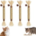 thumbnail image 1 of Cat Dental Chew Toys for Teeth Cleaning, Kitten Teething Rope Toy, Interactive Dental Care Play, 1 of 5