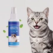Cat Dental Spray, Gentle Oral Care for Kittens Adults Seniors, Reduces Plaque and Gum Inflammation