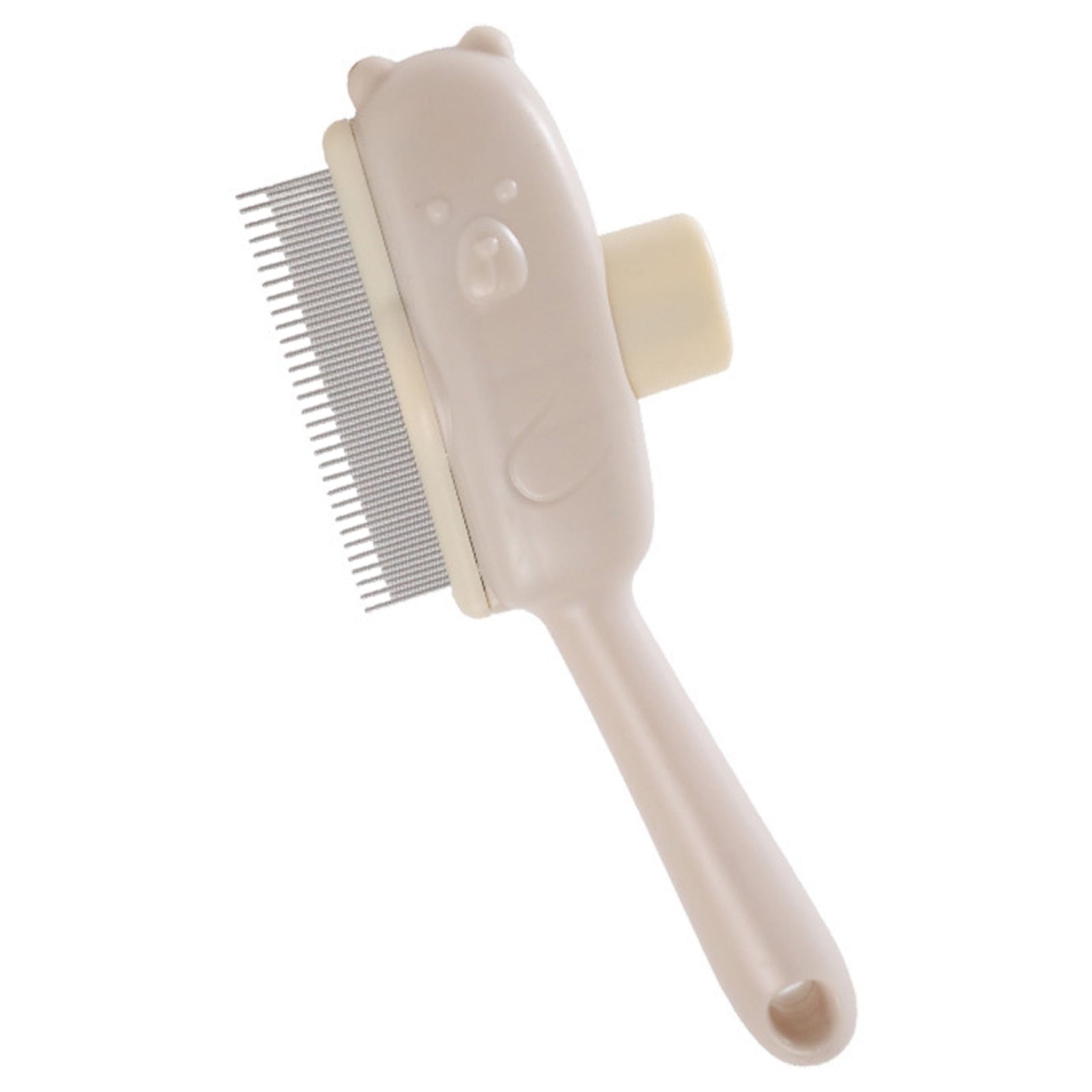 Cat Deshedding Comb with Push Button Hair Release Gentle Grooming Tool ...