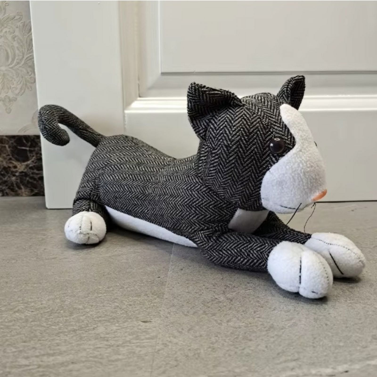 Cat Design Doorstop Fabric Filled Sand Cat Door Stopper for Home ...