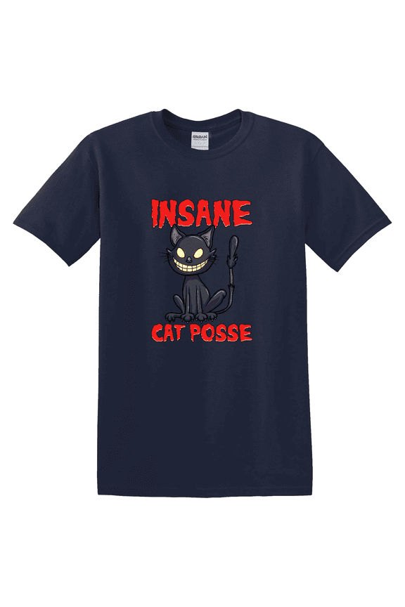 Cat Design Insane Cats Posse Scary Kitten Clown Horror T-shirt