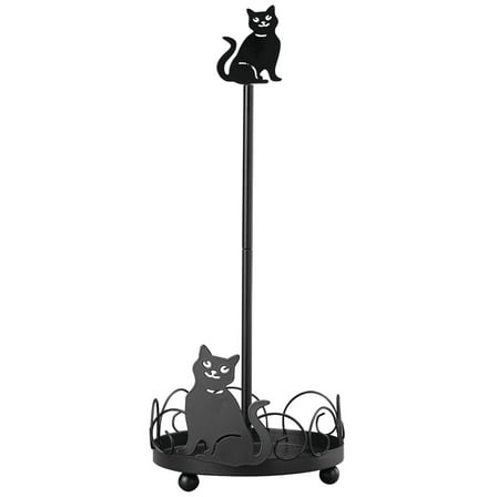 Cat Design Metal Paper Towel Holder