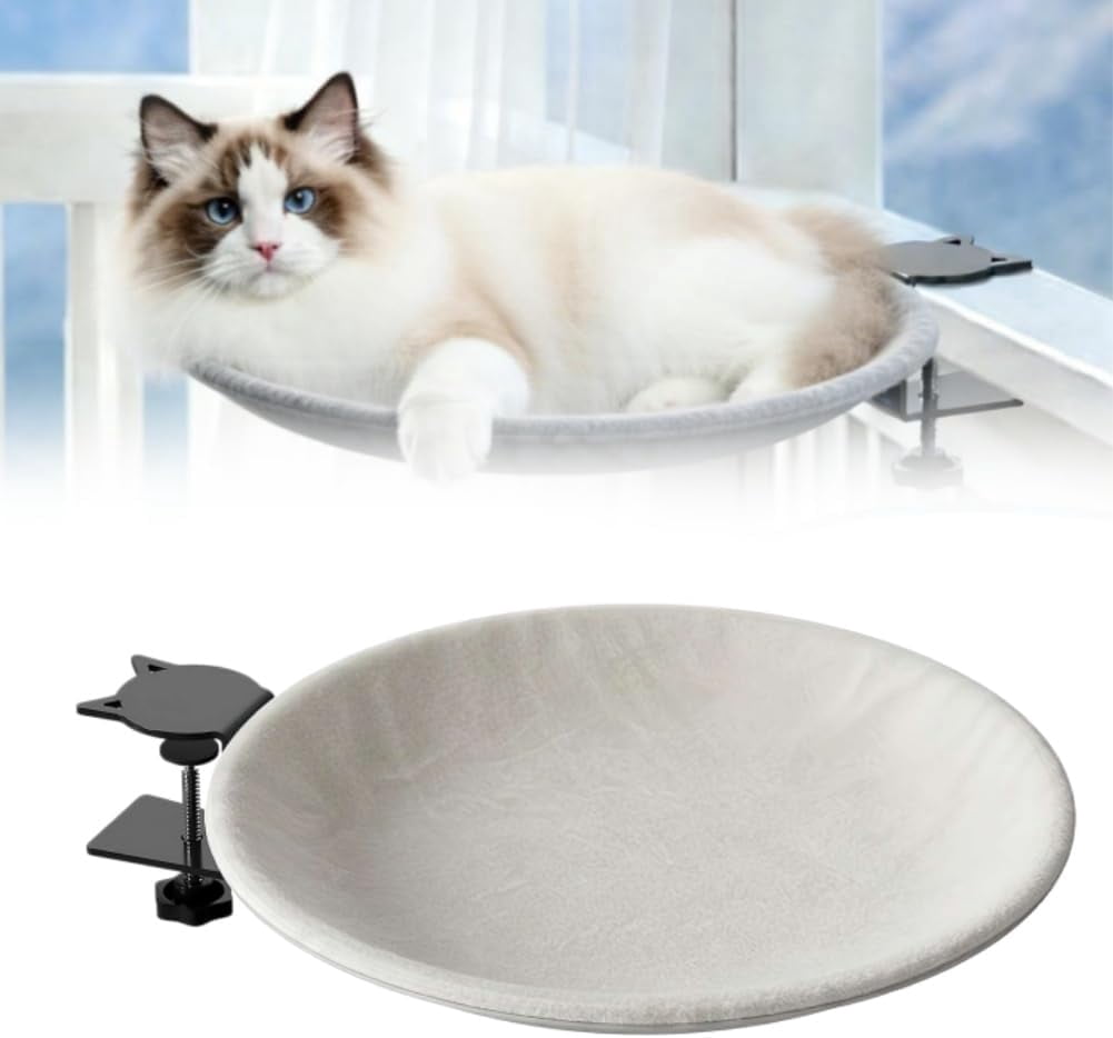 Cat Desk Bed, Soft Plush Indoor Cat Nest for Office Desk or Game Table, Modern Comfortable Furniture for Cats(XX)