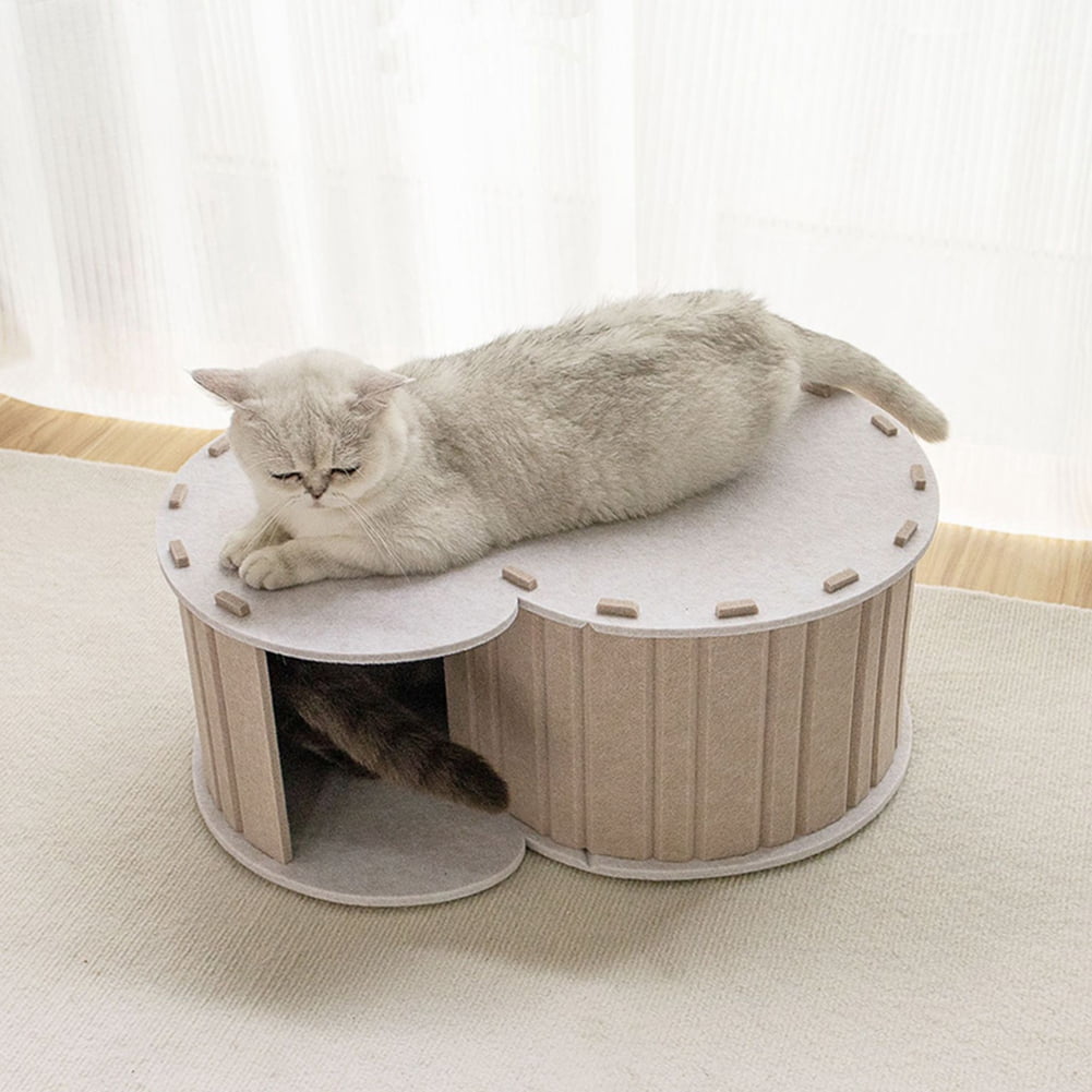 Cat Detachable Portable Storage Felt Vertical Double Cat Nest Cat ...