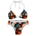 thumbnail image 1 of Cat Detachable Sponge Adjustable Strap Bikini Set Two-Pack Swim Suits - Ideal for Beach and Pool Scenes, 1 of 6