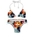 thumbnail image 1 of Cat Detachable Sponge Adjustable Strap Bikini Set Two-Pack Swimming Suits One-Piece Swimsuits - Ideal for Beach and Pool Parties, 1 of 6